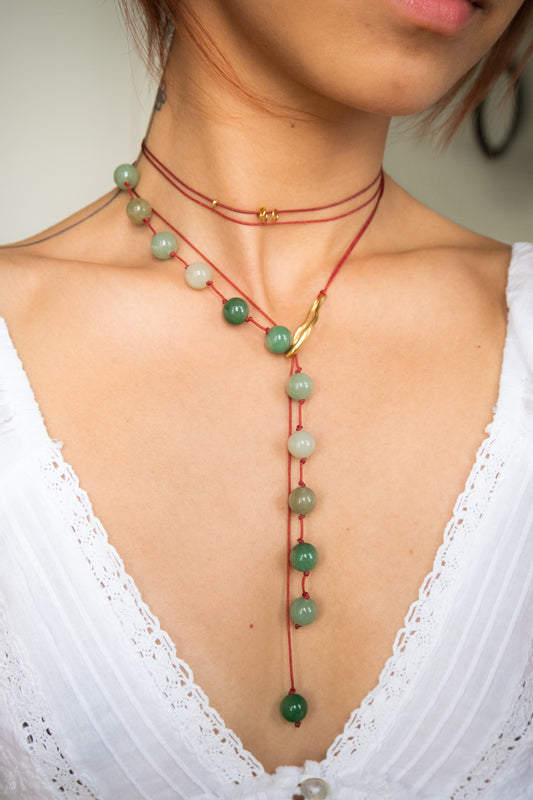 Mixed Aventurine Necklace